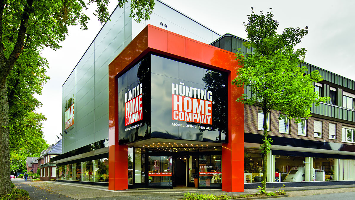Möbelhaus Hünting Home Company von außen